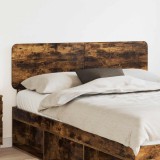 vidaXL Tăblie cap Stejar fumuriu 150 cm Lemn compozit 888534