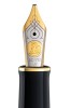 Penita ib din aur de 18k/750 ornament din rodiu pentru stilou m800/805 bicolora, Pelikan