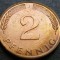 Moneda 2 PFENNIG - RF GERMANIA, anul 1989 *cod 2664 - litera J