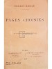 Ernest Renan - Pages choisies (Editia: 1923)