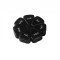 Cutie de tip organizator pastile Edman, pentru 7 zile, Negru