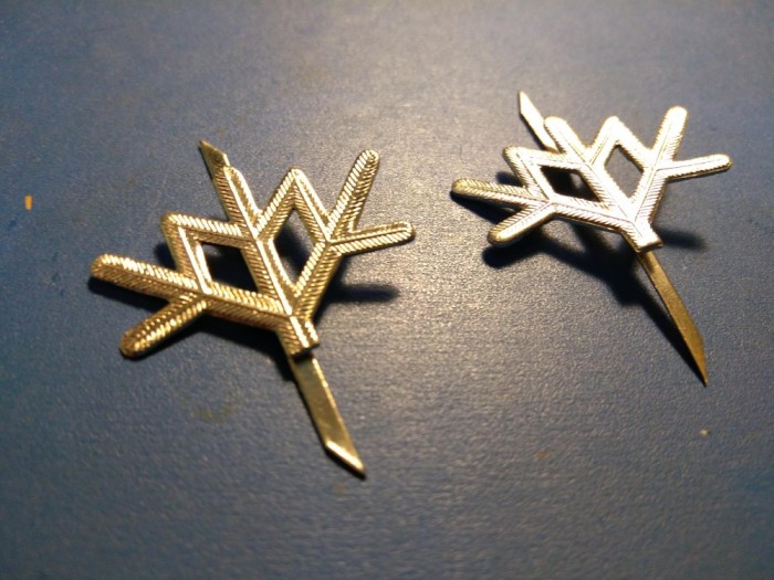 Semne arma Vanatori munte VM semn arma RSR