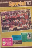 Almanahul Sportul 1987 Editie Brosata Pagini 207 Limba Romana