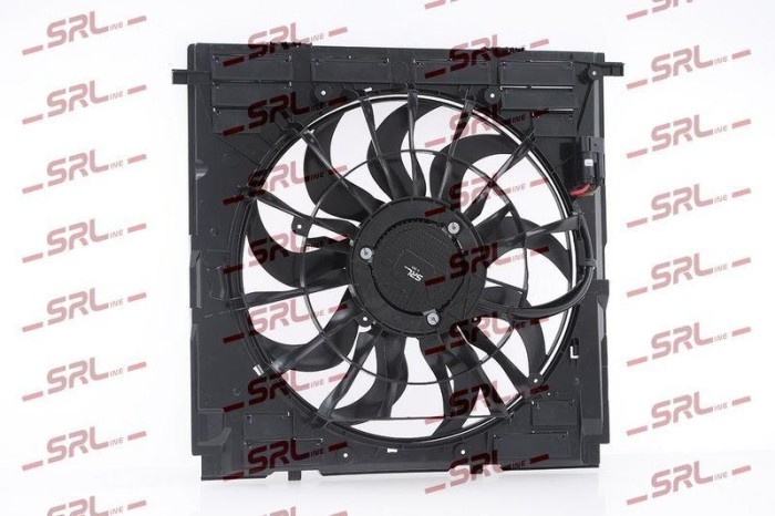 Ventilator radiator Bmw X5 (G05) 18-, X6 (G06) 19-, X7 (G07) 19-, motor: 3.0 R6 T, Mhev, SRLine, 17427953224; 17428598036