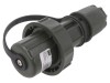 Conector alimentare AC verde 250V 16A 2P + PE