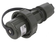 Conector alimentare AC verde 250V 16A 2P + PE