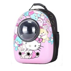 Rucsac transport animale de companie, tip capsula astronaut, Hello Kitty, Gonga foto