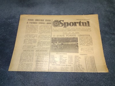 ZIARUL SPORTUL 24 MARTIE 1983 foto