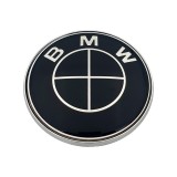 Emblema Capota BMW, 82mm, Full Black Lucios