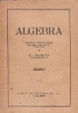 Algebra, Volumul I (Onicescu, Galbura, Editie 1948)