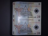 Bancnota 20 RON/LEI serie 257A