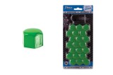 Set capace prezoane 19 mm, culoare Verde