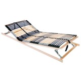 Bază cu lamele Manual Maro 90 x 190 cm Lemn de fag masiv