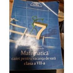 Marius Perianu, Ioan Balica, Liviu Stroie - Matematica. Caiet pentru vacanta de vara clasa a VII-a