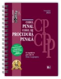Codul penal și Codul de procedură penală. Septembrie 2025 - Ediție spiralată - Paperback brosat - Dan Lupaşcu - Universul Juridic