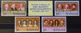 BC726, ST.Vincent 1977, 4 timbre regi, regine Anglia