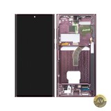Display cu Touchscreen Samsung Galaxy S22 Ultra 5G S908 cu Rama Visiniu Service Pack GH82-27488B
