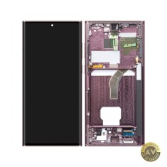 Display cu Touchscreen Samsung Galaxy S22 Ultra 5G S908 cu Rama Visiniu Service Pack GH82-27488B
