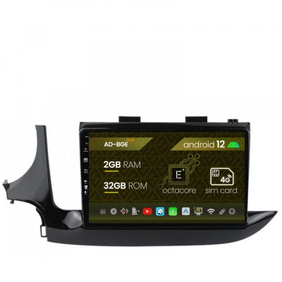 Navigatie Opel Mokka (2016-Prezent), Android 12, E-Octacore 2GB RAM + 32GB ROM, 9 Inch - AD-BGE9002+AD-BGRKIT250 foto