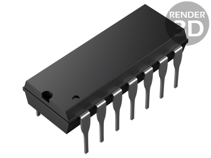 Contor Binar 4 Bit THT DIP14 74LS