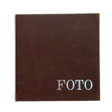 Album foto tip carte, format 10x15 cm, stocare 200 fotografii, coperta catifea maro inchis, ProCart