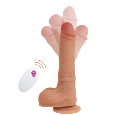 Vibrator realistic cu telecomanda Mr Rick 20.9/17x4 cm