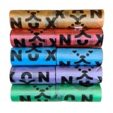 Set 10 role saci igienici pentru catei/pisici Nuxie, 15 buc/rola, 6 x 2.5 cm, neparfumate, multicolor