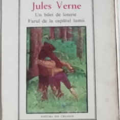 Un bilet de loterie Farul de la capatul lumii - Jules Verne