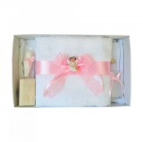 Trusou botez dantela roz si ingeras Denikos&reg; 433