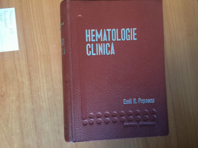 g1 Hematologie Clinica - Emil R. Popescu (prezinta sublinieri) foto