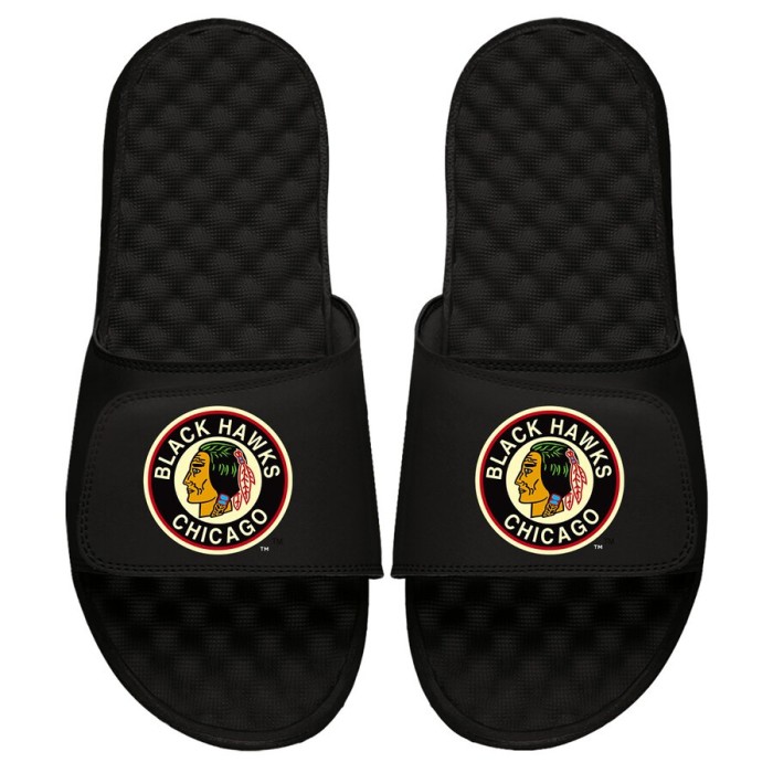 Chicago Blackhawks papuci de copii Vintage Logo - 5