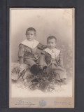 FOTOGRAFIE PE CARTON 14 CM.x11 CM.ALEXANDRU SI DIMITRIE STURZA FOTO SPIRESCU, Romania pana la 1900, Sepia