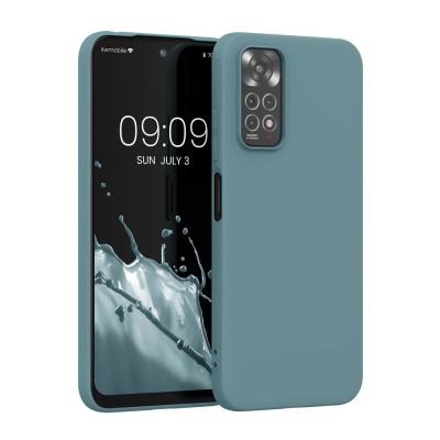 Husa Kwmobile pentru Xiaomi Redmi Note 11/Redmi Note 11s, Silicon, Verde, 57368.207 foto