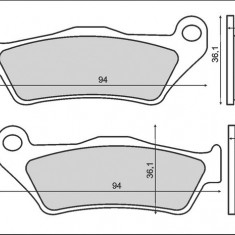 Set placute frana - BMW R 850 Roadster - R 850 GS - R 850 C - K 1100 - R 1100 - R 1100 - 1150 Roadster - K 1200 - R 1200