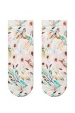 Șosete poliamidă cu model floral, Conte Fantasy 052 - Multicolor, 36-39 (23-25)