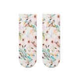 Șosete poliamidă cu model floral, Conte Fantasy 052 - Multicolor, 36-39 (23-25)