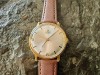 Ceas mecanic Doxa, stare perfecta, clasic, anii 1960, placat cu aur, 36 mm diametru, elvetian, totul functional si original, curea noua