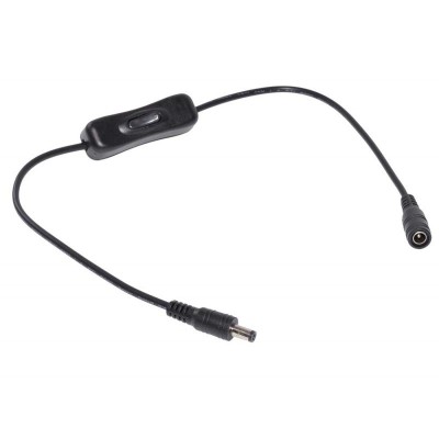 Cablu DC 2,1x5,5mm cu Intrerupator foto
