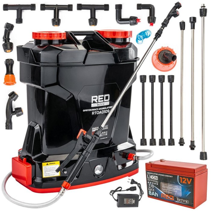Pulverizator cu acumulator, 20L, baterie 8Ah, Powermat