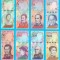 Venezuela Set Complet 8x (p#101-108) 2+5+10+20+50+100+200+500 Bolivares Soberano 2018 UNC