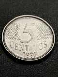 B 11 Moneda 5 Centavos 1997 Brazilia