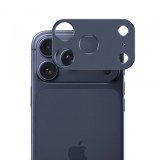 Folie de protectie Camera Spate Techsuit pentru Apple iPhone 17 Pro, Sticla Securizata, Bleumarin