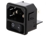 Conector alimentare AC 15A 250V IEC 60320