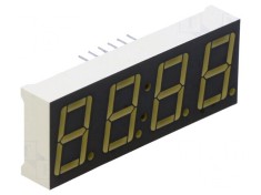 Afișaj LED 7 Segmente 14,2mm 4 Digits Roșu