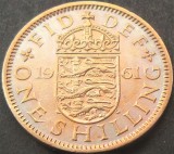 Cumpara ieftin Moneda 1 SHILLING - MAREA BRITANIE / ANGLIA, anul 1961 *cod 1458 = excelenta, Europa