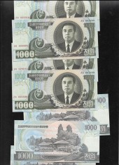 Coreea de Nord 1000 1.000 won 2006 unc pret pe bucata
