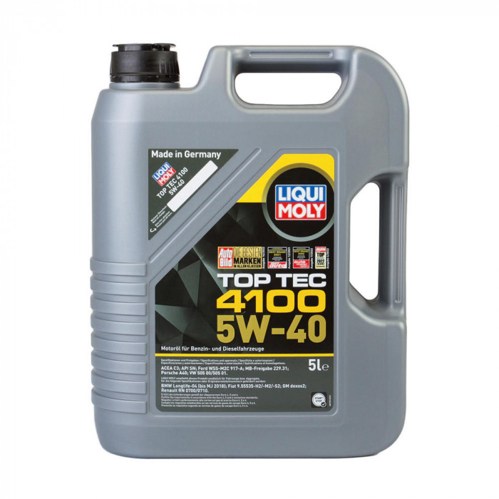 Ulei motor Liqui Moly Top Tec 4100 05W40 5L 457864 3701 / 9511