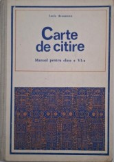 Carte de citire. Manual pentru clasa a VI-a - Lucia Atanasescu