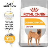 Royal Canin Medium Dermacomfort hrana uscata caine, prevenirea iritatiilor