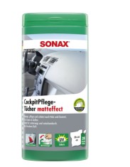 Servetele umede pentru curatare suprafete plastic, efect mat, Sonax, 25buc